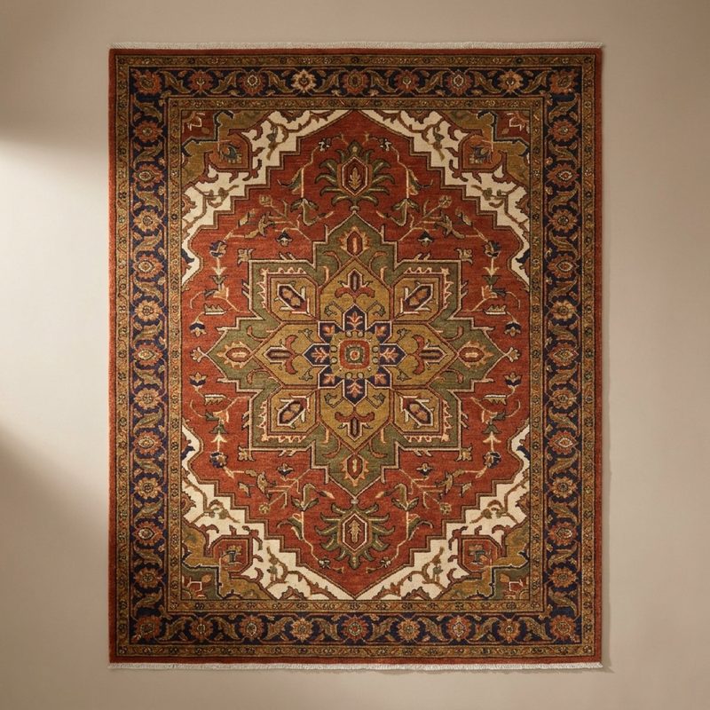 Hand-knotted rug