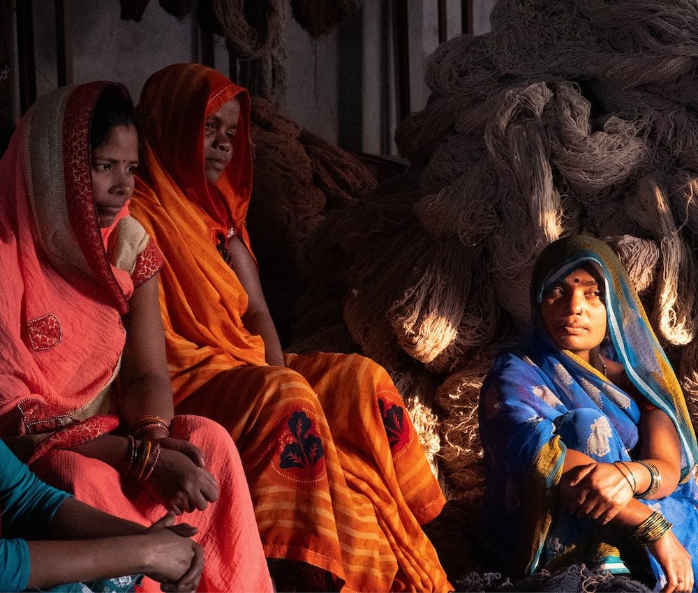 Women weavers at GetMyRugs
