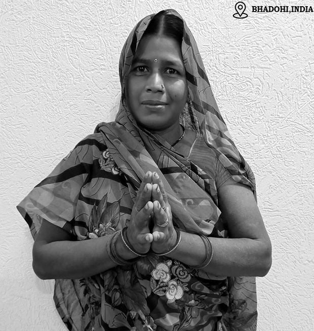 GetMyRugs weaver — artisan from Bhadohi
