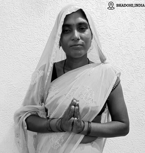 GetMyRugs weaver — artisan from Bhadohi