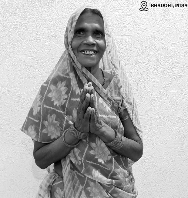 GetMyRugs weaver — artisan from Bhadohi
