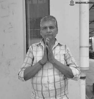 Harichandra Yadav, hand-knotted rug weaver in India
